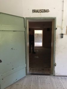 shower rooms at the Dachau Crematorium
