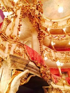 interior shot of the Munich Opera House