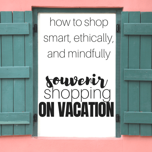 tips for souvenir shopping