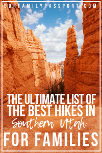 best family hiking trails in southern utah