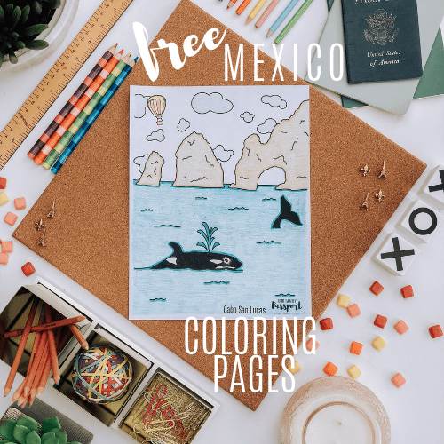 free downloadable pdf mexico coloring pages