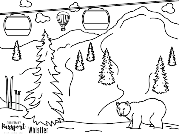 free Canada coloring page