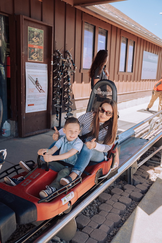 alpine coaster utah with kids