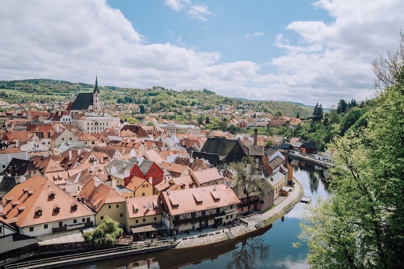 Seeing the bears in Cesky Krumlov