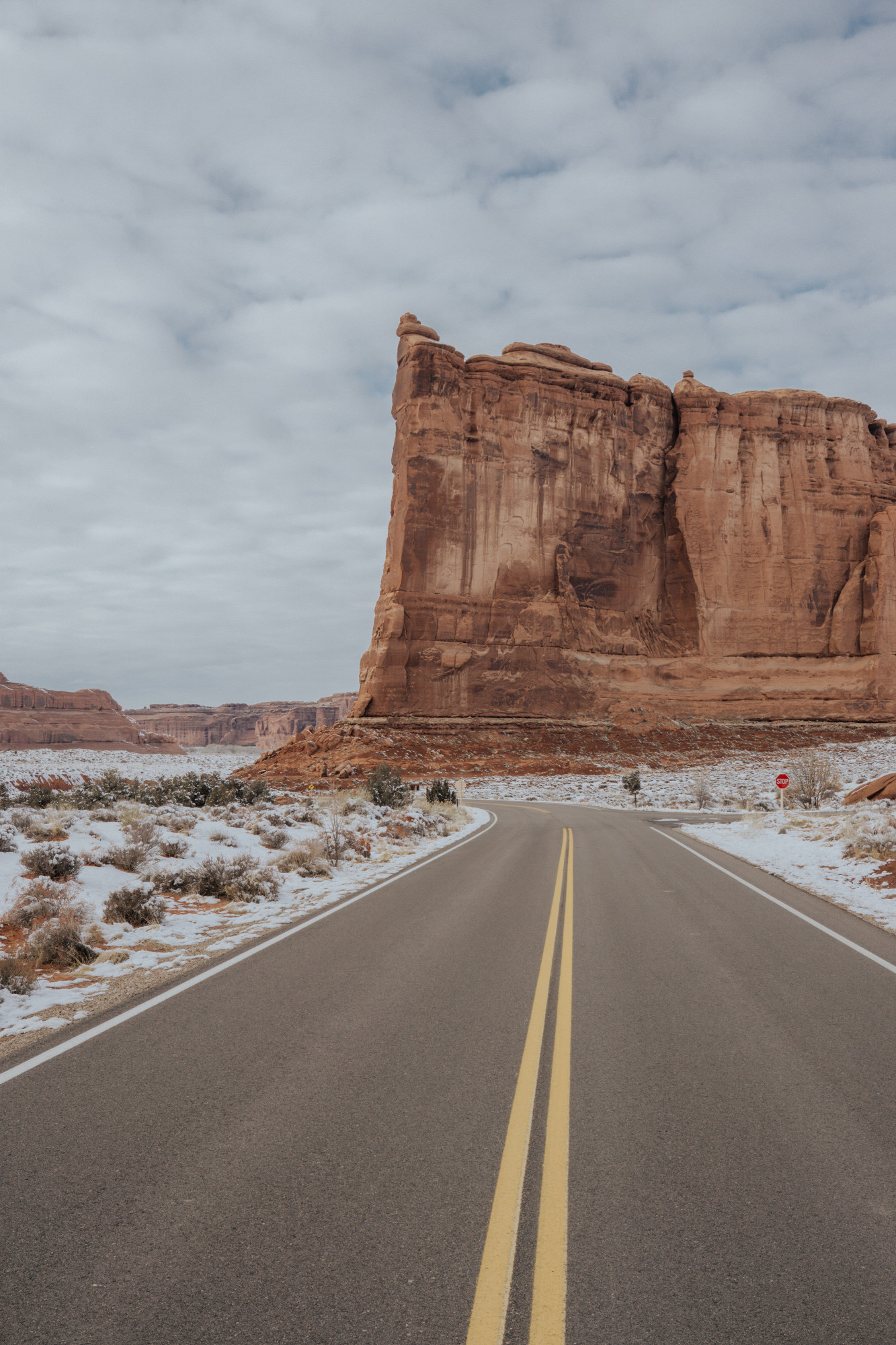 Arches National Park in Winter