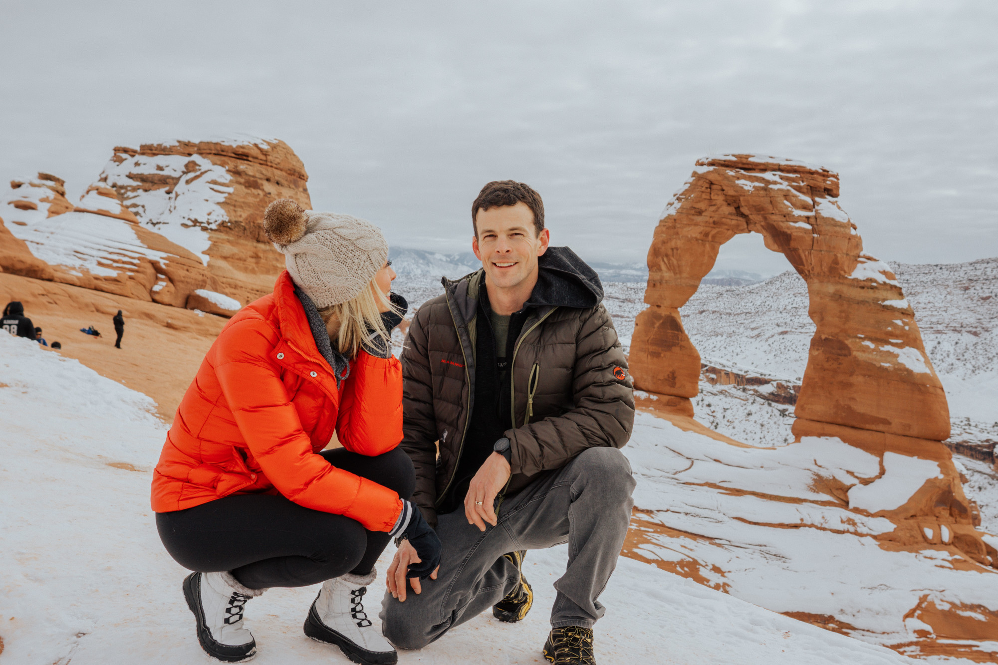 Arches National Park in the Winter