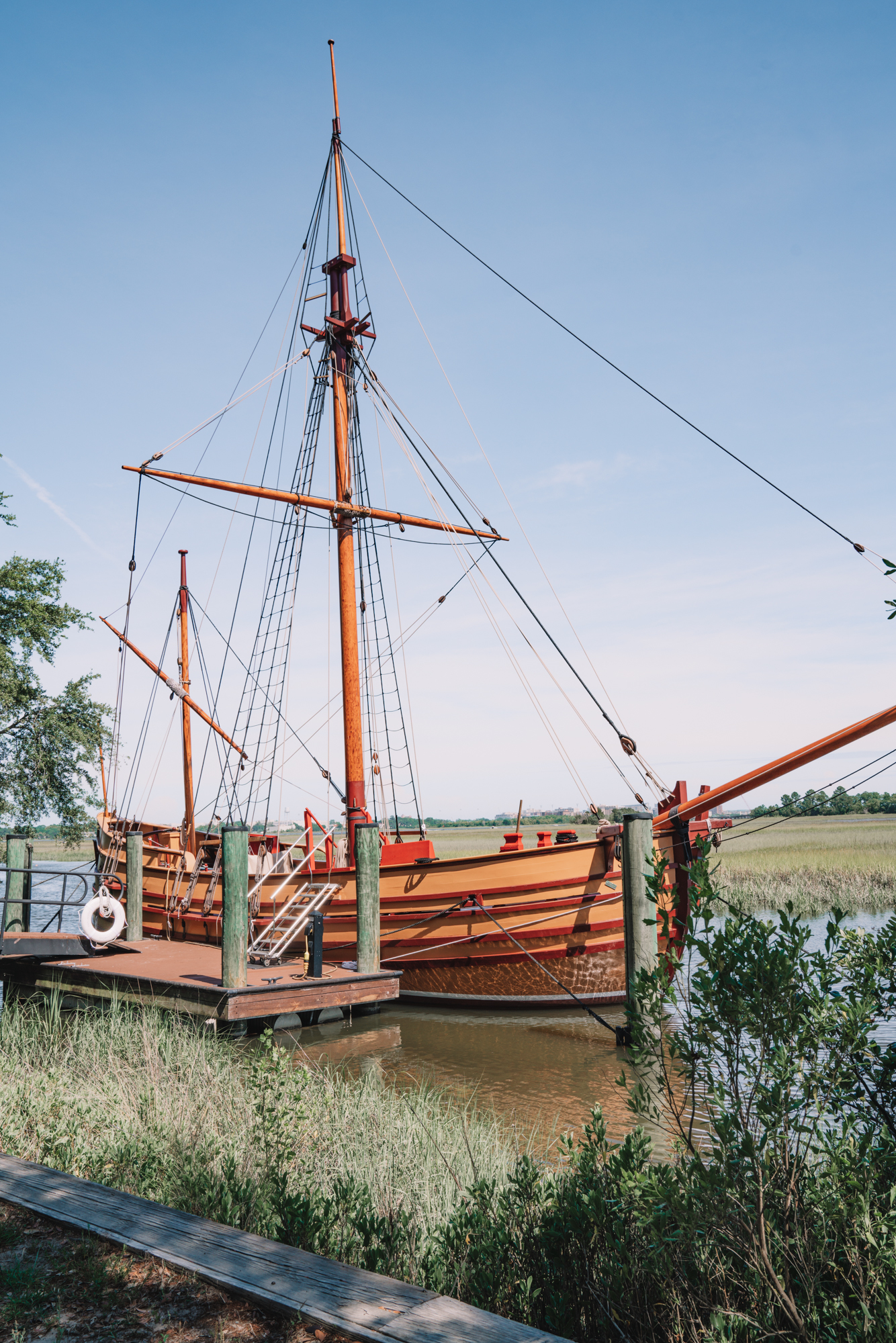 Things to do in Charleston sc with kids - a historic trading ship dating back to the 1600's.