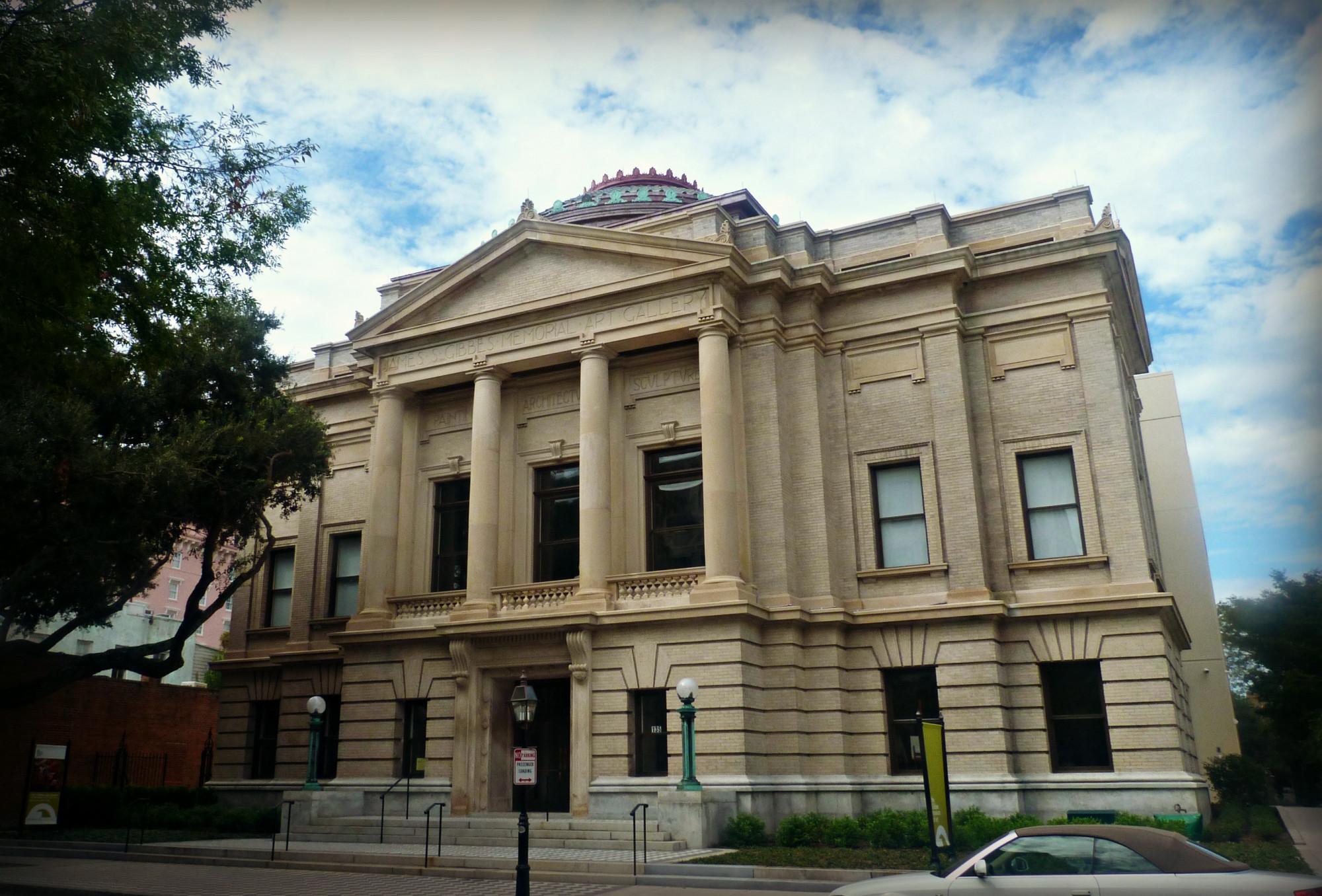 The exterior of the Gibbes Museum of Art