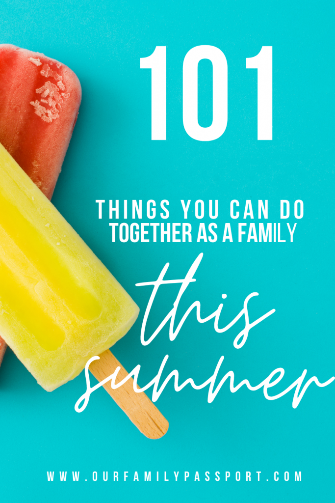 101 fun summer activities for families