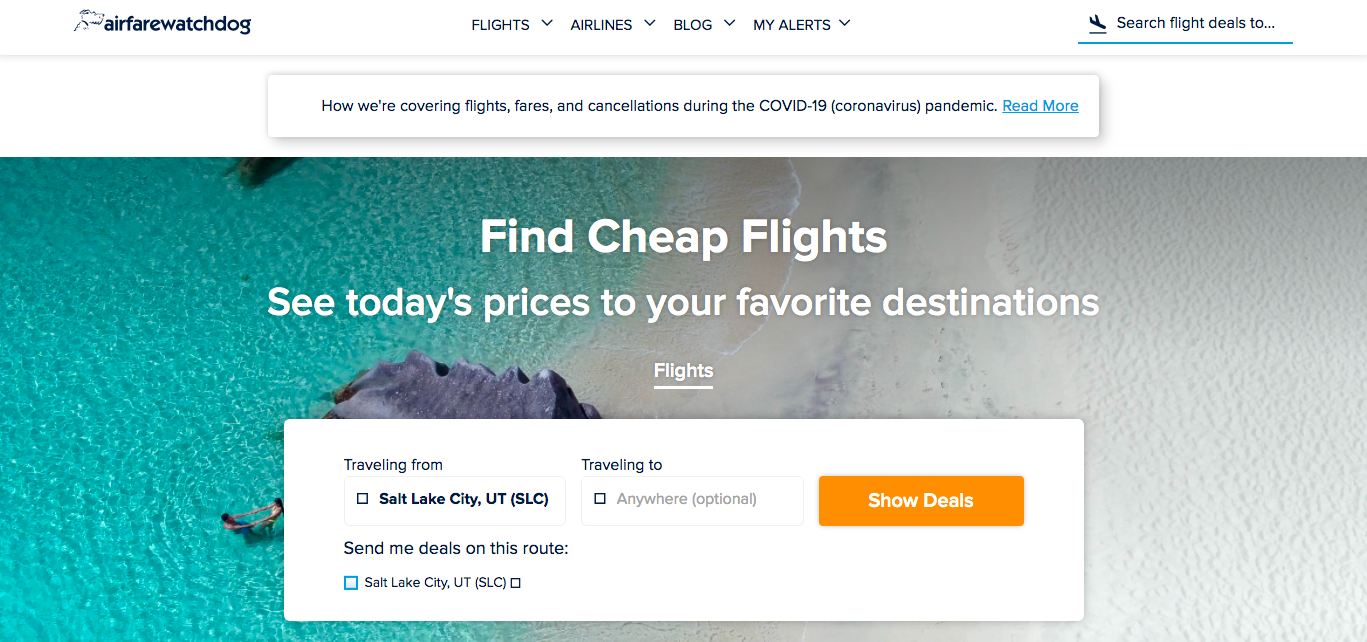 secret websites to finding cheap flights