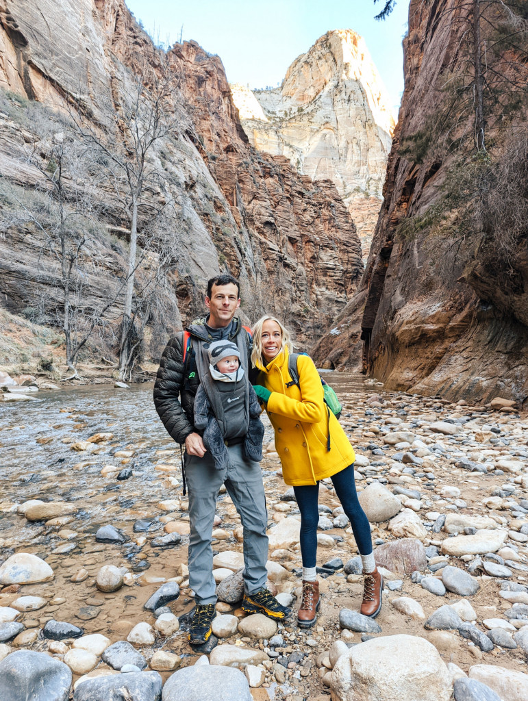 best hikes with baby at zion national park 
