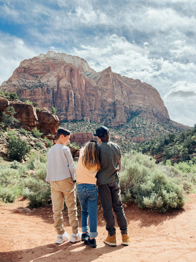Zion national park with kids