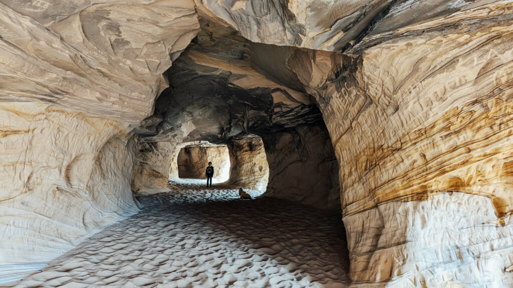 kanab sand caves with kids