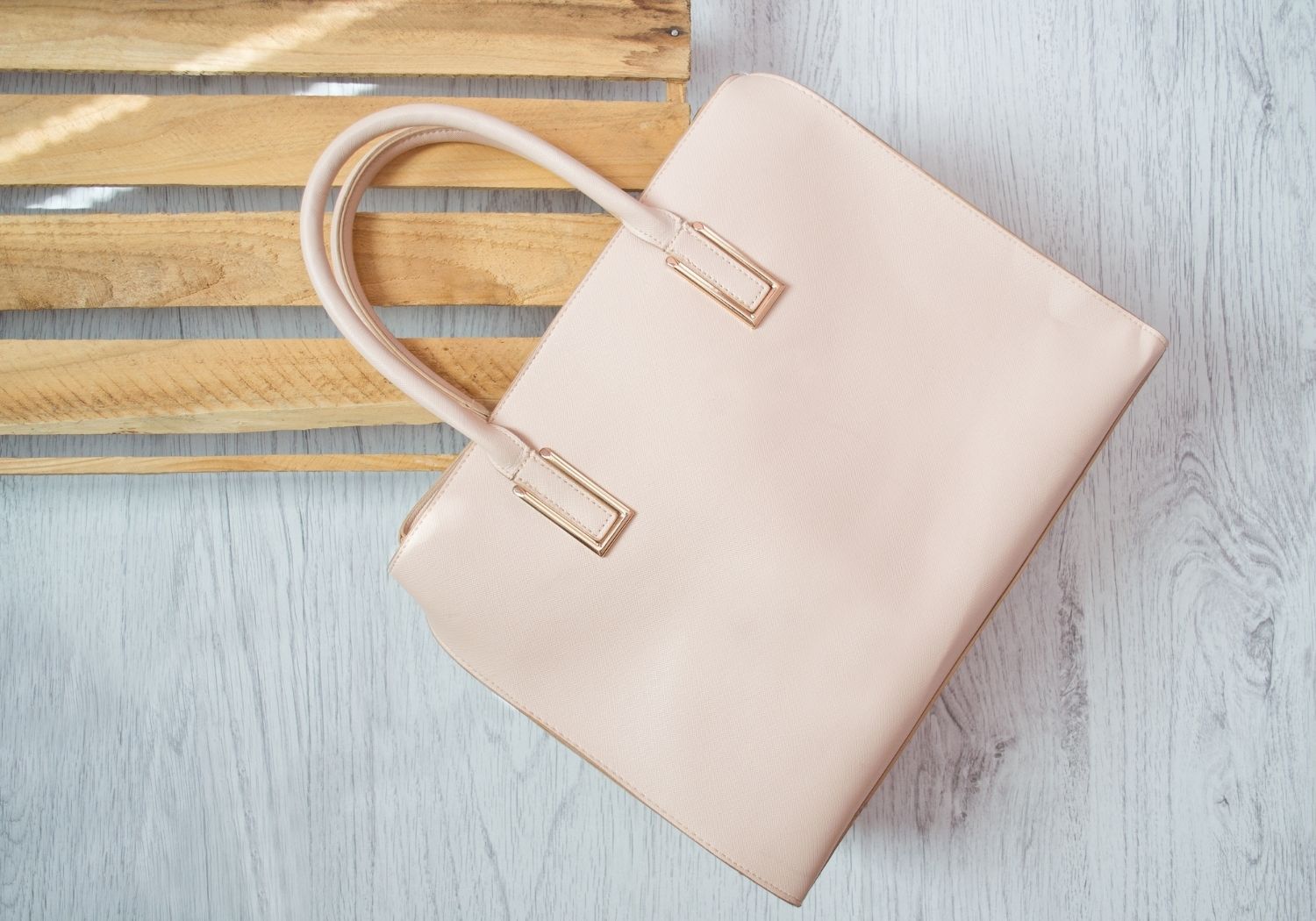 pink pocket laying on the desk