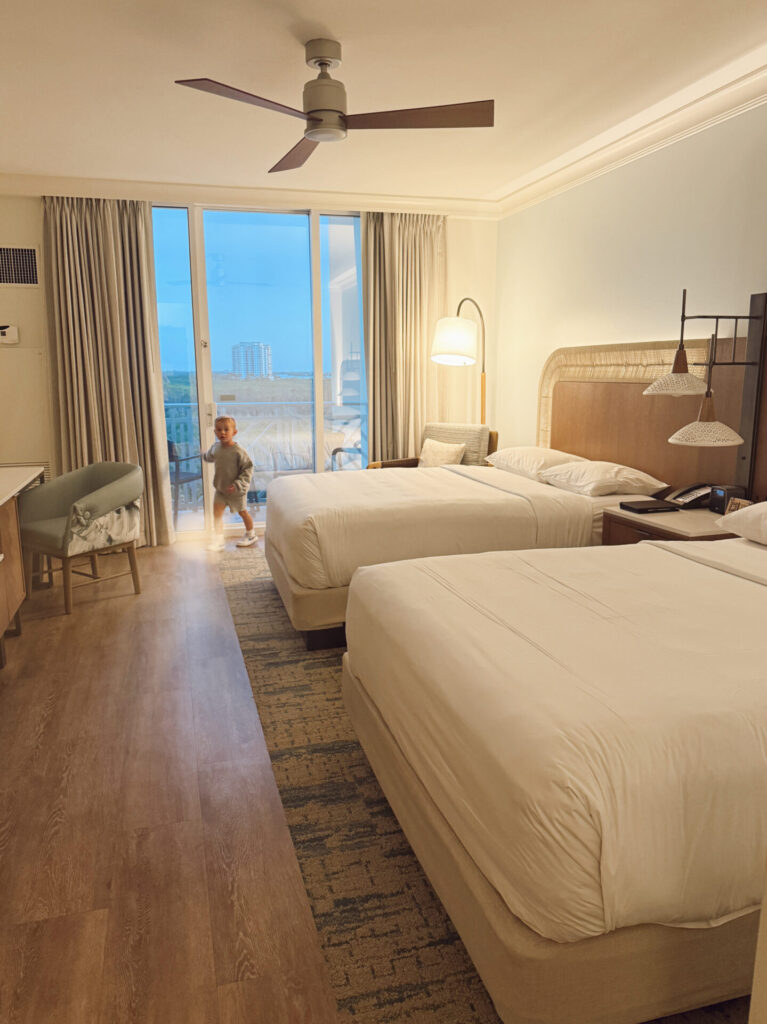 guest room at hyatt regency coconut point booked with chase points transferred to hyatt