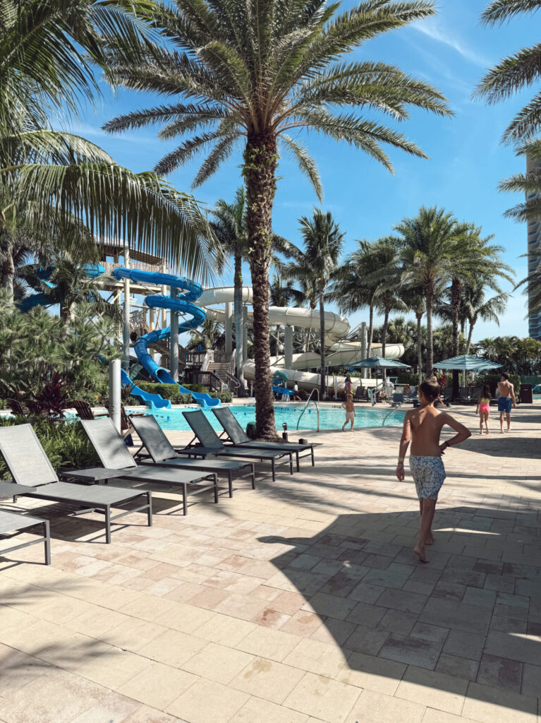 hyatt regency coconut point pool booked with chase points transferred to hyatt