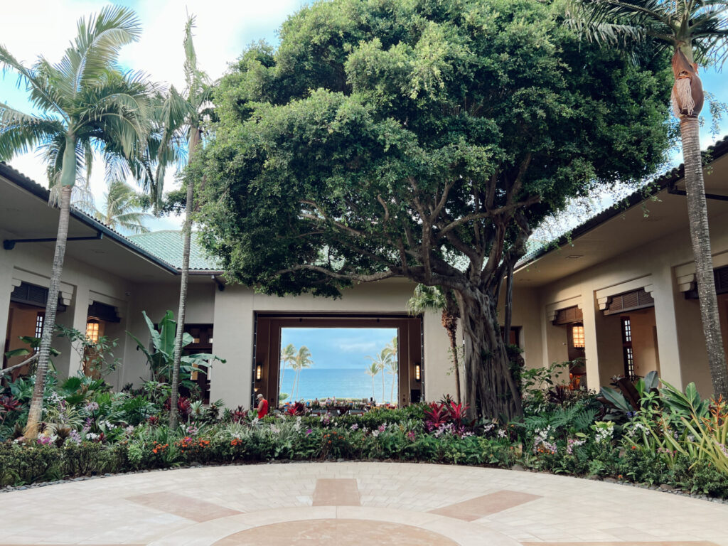lobby at grand hyatt kauai